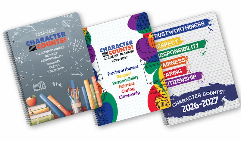 CHARACTER COUNTS!® planners from School Datebooks
