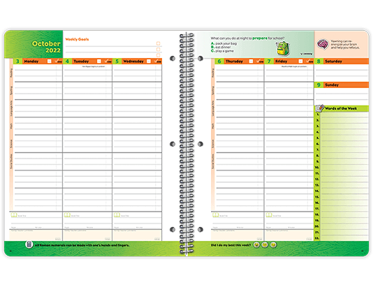 Foundations Elementary Matrix weekly spread