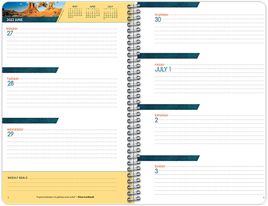 Campus weekly spread