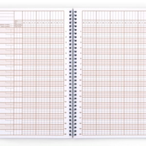 Whaley Gradebook 6GB-066 (7.75 x 12 inches) 3-Line Grade And Attendance Record Book, Twelve 8-Week Periods