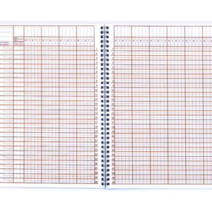 Whaley Gradebook GB-2L (9 x 12 inches) 2-Line Grade And Attendance Record Book, Four Quarters or Six Terms