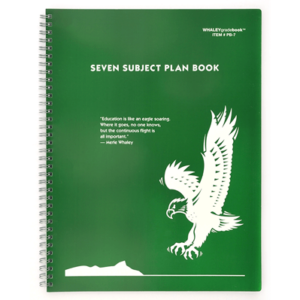 Whaley Planbook PB-7 (9 x 12 inches) 7-Subject Plan Book For Lesson Plans, Attendance And Seating Chart, 40 Weeks