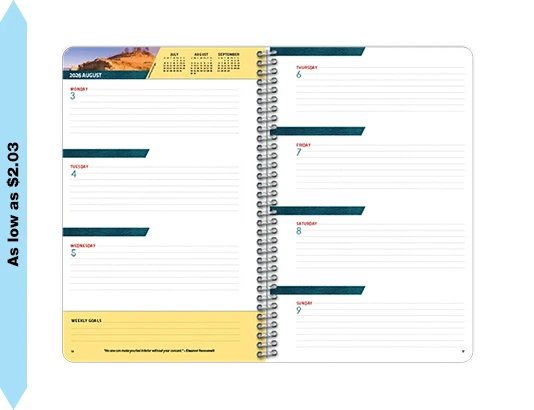 2026-2027 Campus weekly datebook spread