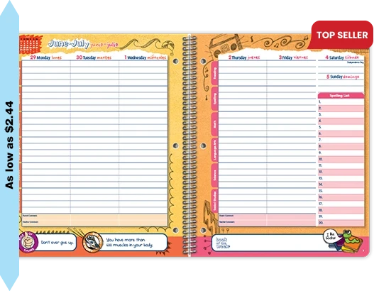 2026-2027 Create weekly datebook spread