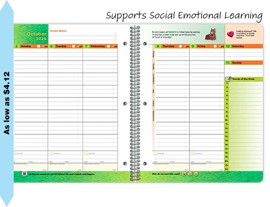 2026-2027 Esteem Elementary Matrix weekly datebook spread
