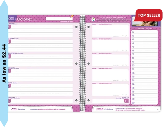 2026-2027 Engage weekly datebook spread