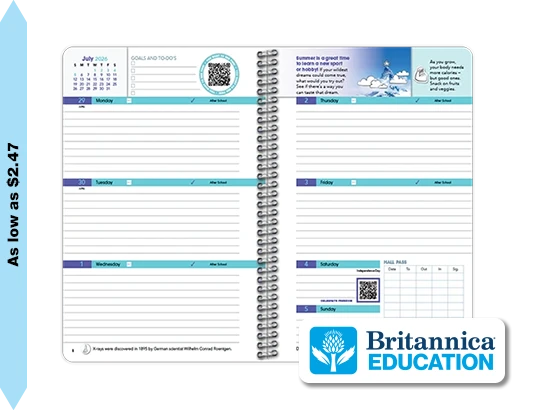 2026-2027 High Block weekly datebook spread