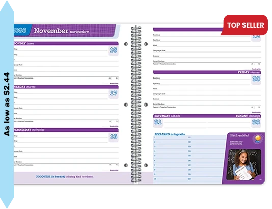 2026-2027 Imagine weekly datebook spread