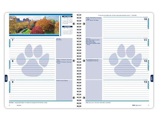 2026-2027 Banner datebook weekly spread