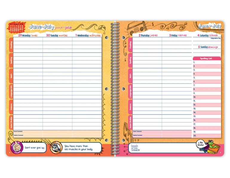 2026-2027 Create datebook weekly spread