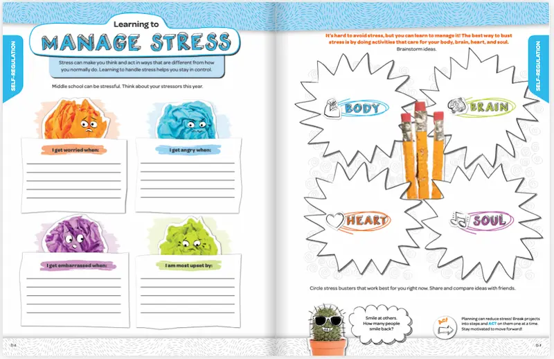 A spread from our Esteem datebook